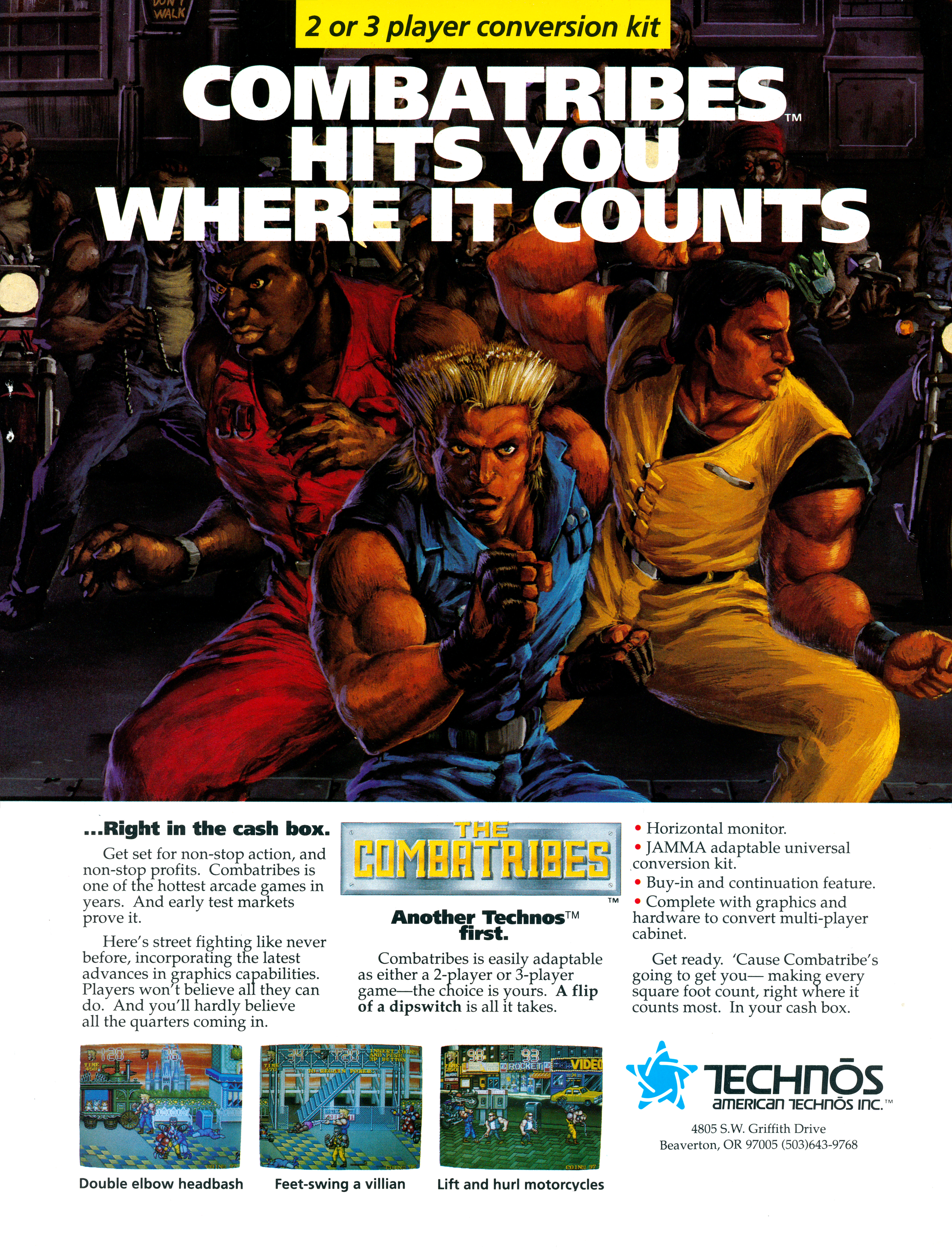 Combatribes, The (Technos) – Gaming Alexandria